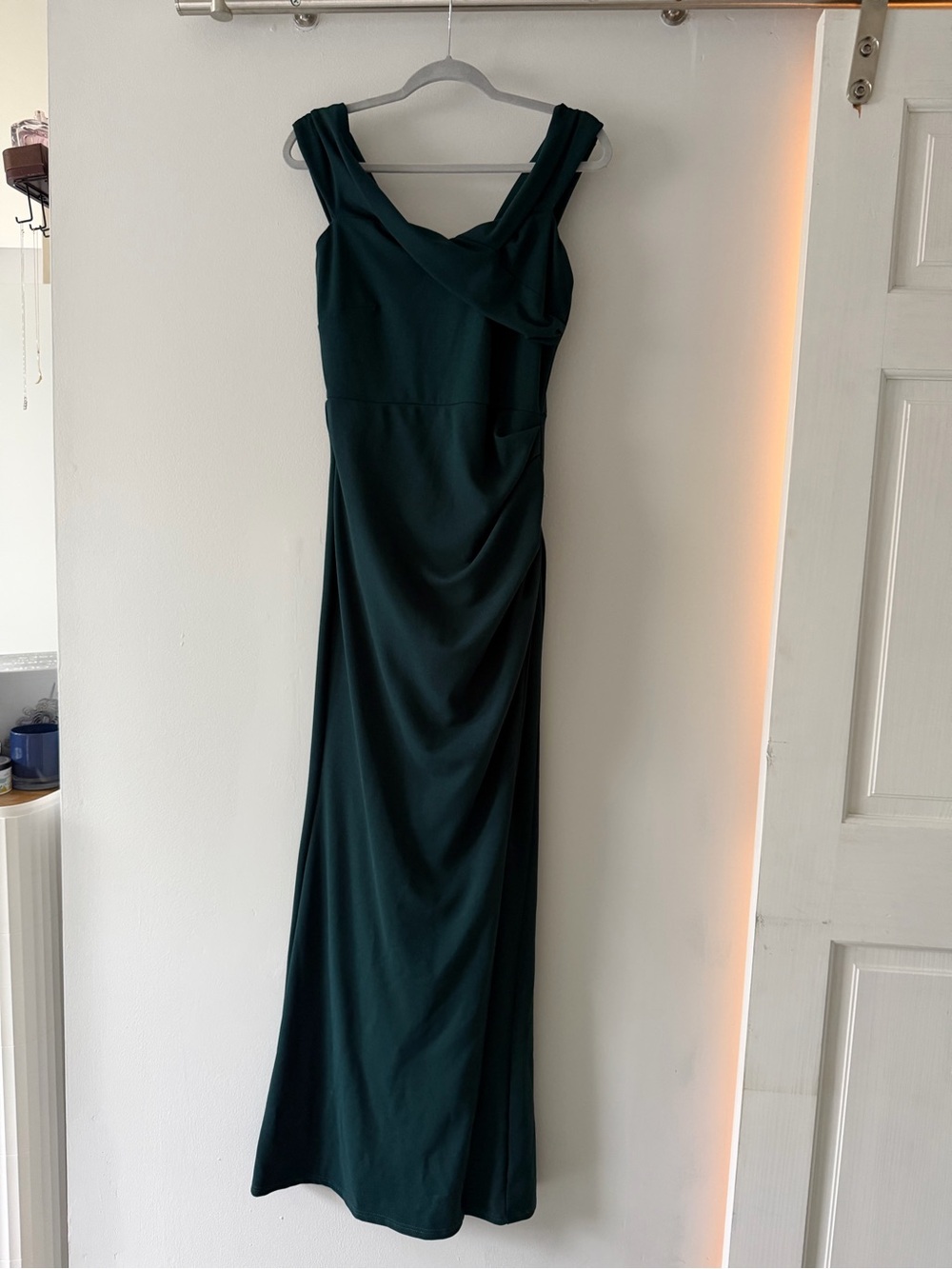 Lulu's Deep Forest Green Sleeveless Maxi Dress